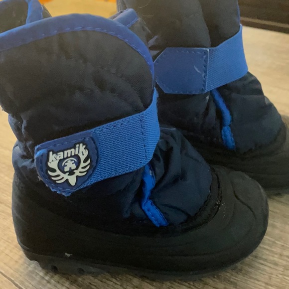 Kamik snowbug size 7 toddler lined winter boots - Picture 1 of 4
